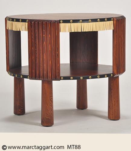 MT88 Side Table with Half Rounds and Trim